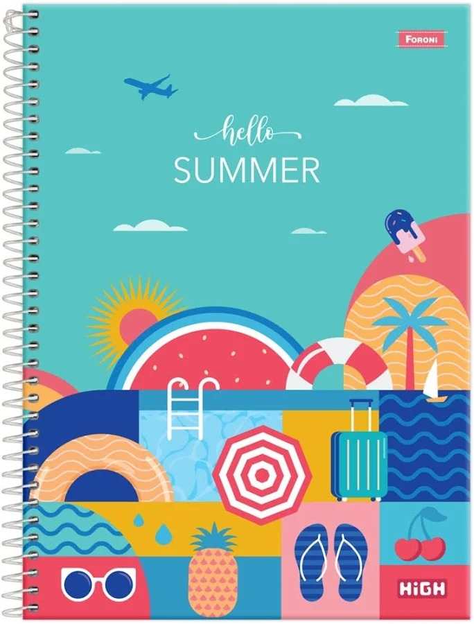 CADERNO 1X1 C.D. HIGH FEM 